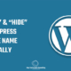 Find-hide-WordPress-theme-name