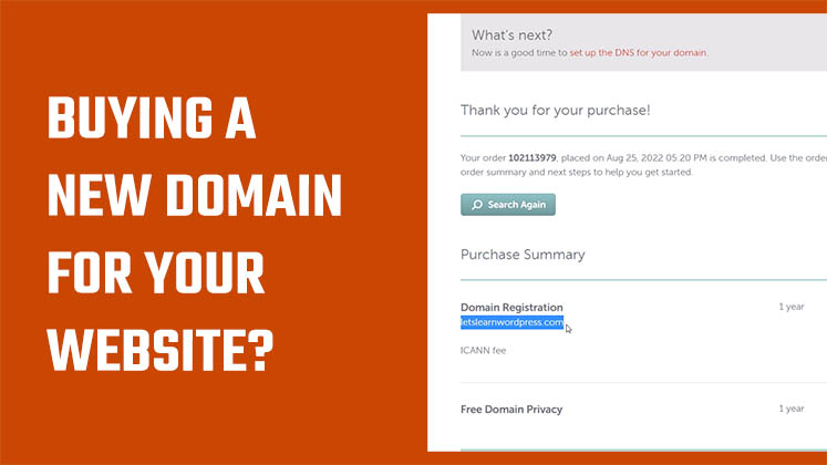 Buying a new domain, Namecheap