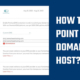 How to point a domain name to a Host