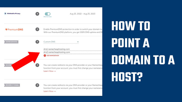 How to point a domain name to a Host