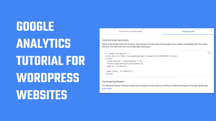 How to setup google analytics on wordpress Websites