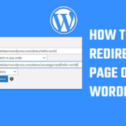How to Redirect a Page or URL in WordPress