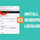 Install WordPress Localhost