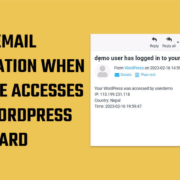 Get Notified when someone accesses your WordPress