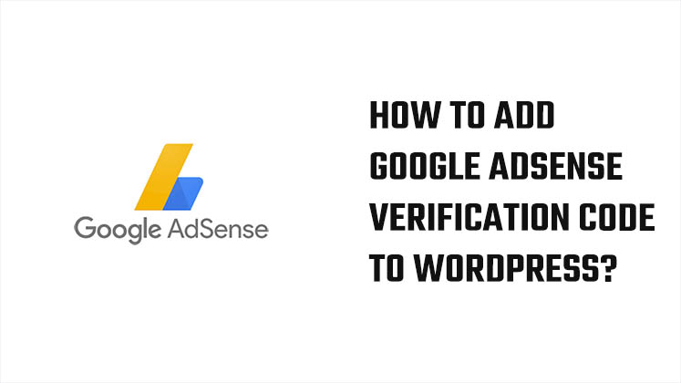 Verify google AdSense to WordPress