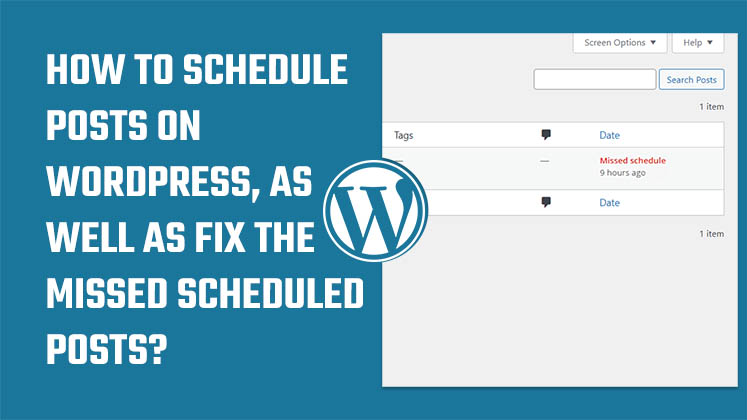 How to schedule your posts in WordPress
