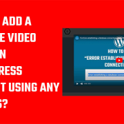 YouTube video popup WordPress