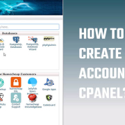 create email accounts in cPanel