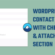 WordPress contact form