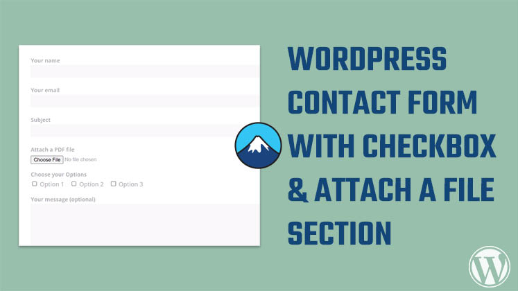 WordPress contact form