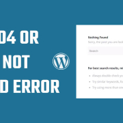 Fix 404 or page not found WordPress