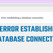 Fix Error Establishing Database Connection