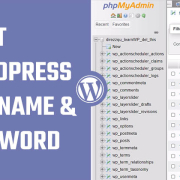 Reset WordPress Username and Password Using the Database