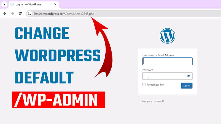 Change the default WordPress login page