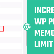 Increase WP PHP memory limit