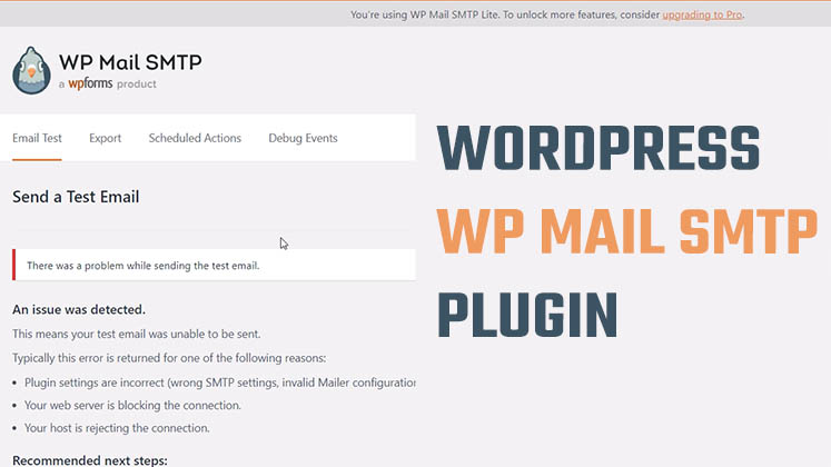 SMTP configuration WordPress