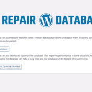 Repair Database WP