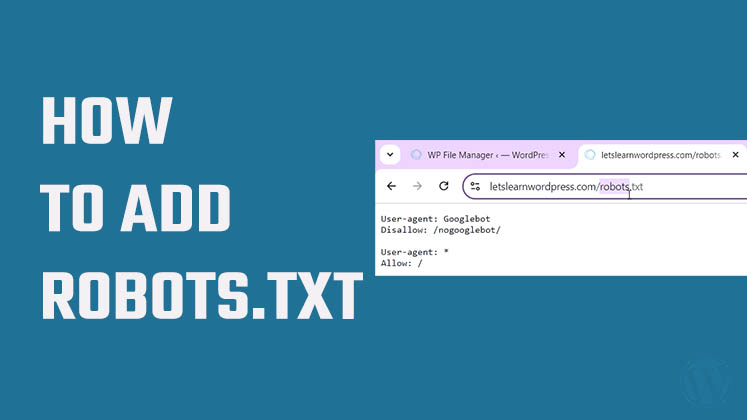 How to Add a robots.txt File to Your Website