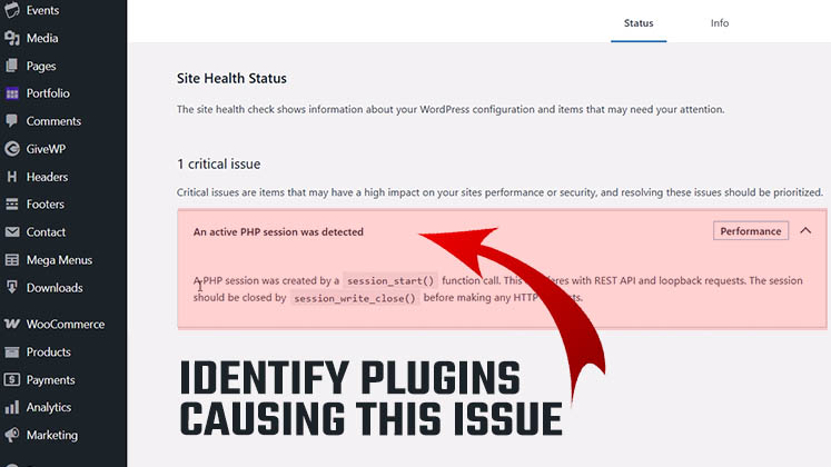 Identify Plugins Causing the Active PHP Session Error